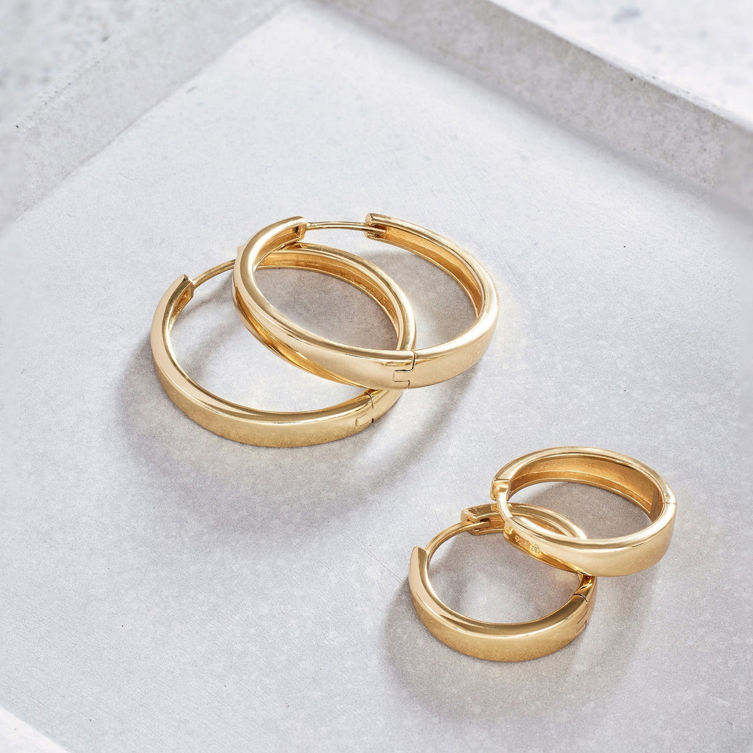 Gia Hoop Earrings | Gold