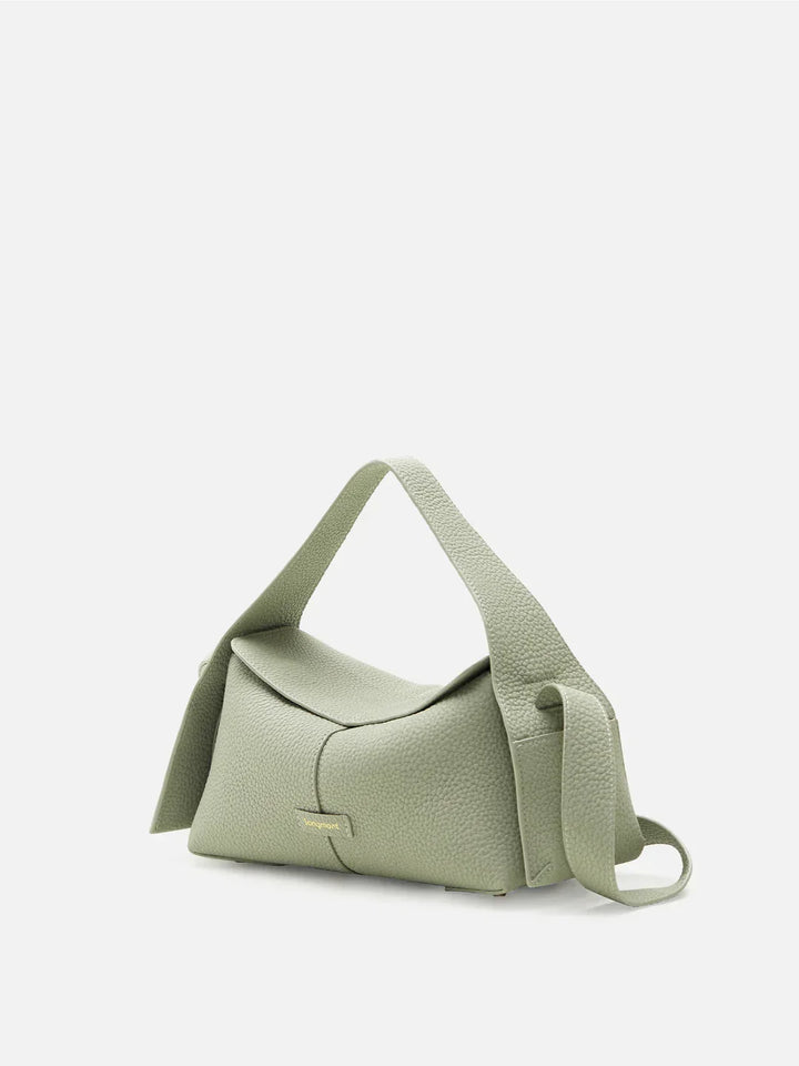 Roxane™ | Curved Leather Shoulder Bag