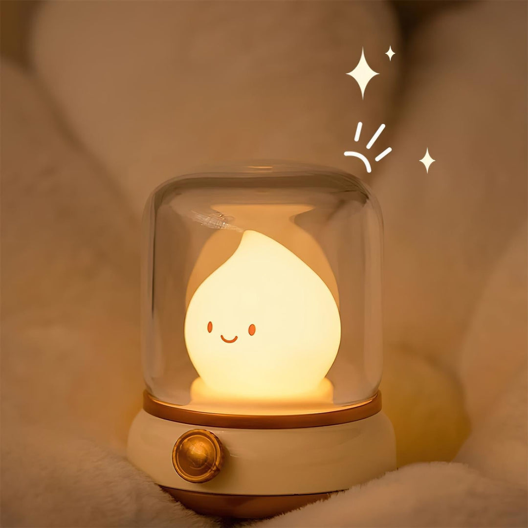 LED Flame-Effect Bedside Table Lamp — view 7