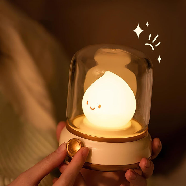 LED Flame-Effect Bedside Table Lamp — view 8