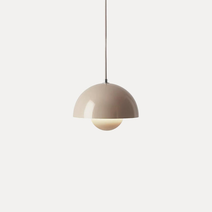 Dome Shade Pendant Light with Globe Diffuser — view 9