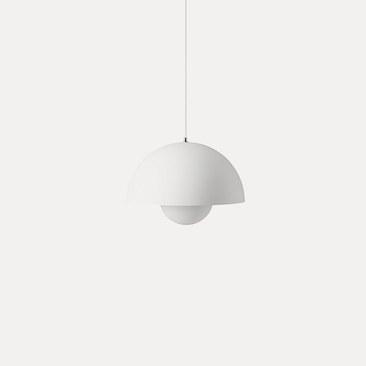 Dome Shade Pendant Light with Globe Diffuser — view 11