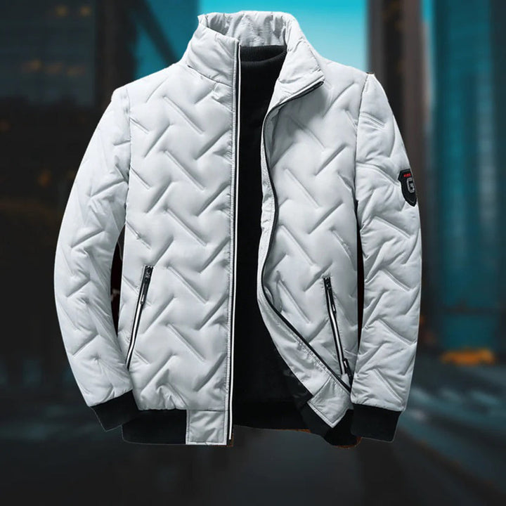 Maxwell™ | Men's Quilted Zip Jacket with Stand Collar