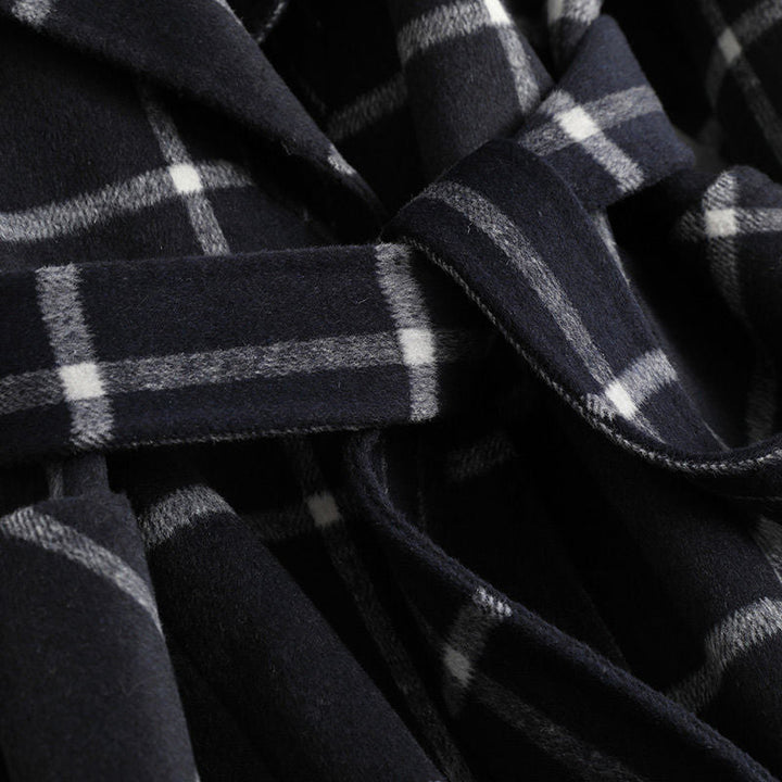 Valeriya™ | Elegant Checked Wool Coat