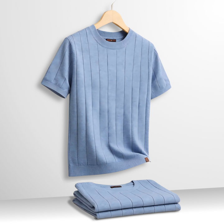 Luca™ | Luxurious Ribbed T-Shirt