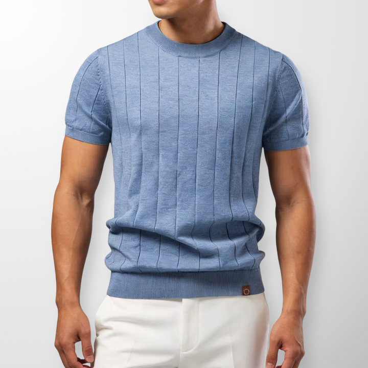 Luca™ | Luxurious Ribbed T-Shirt