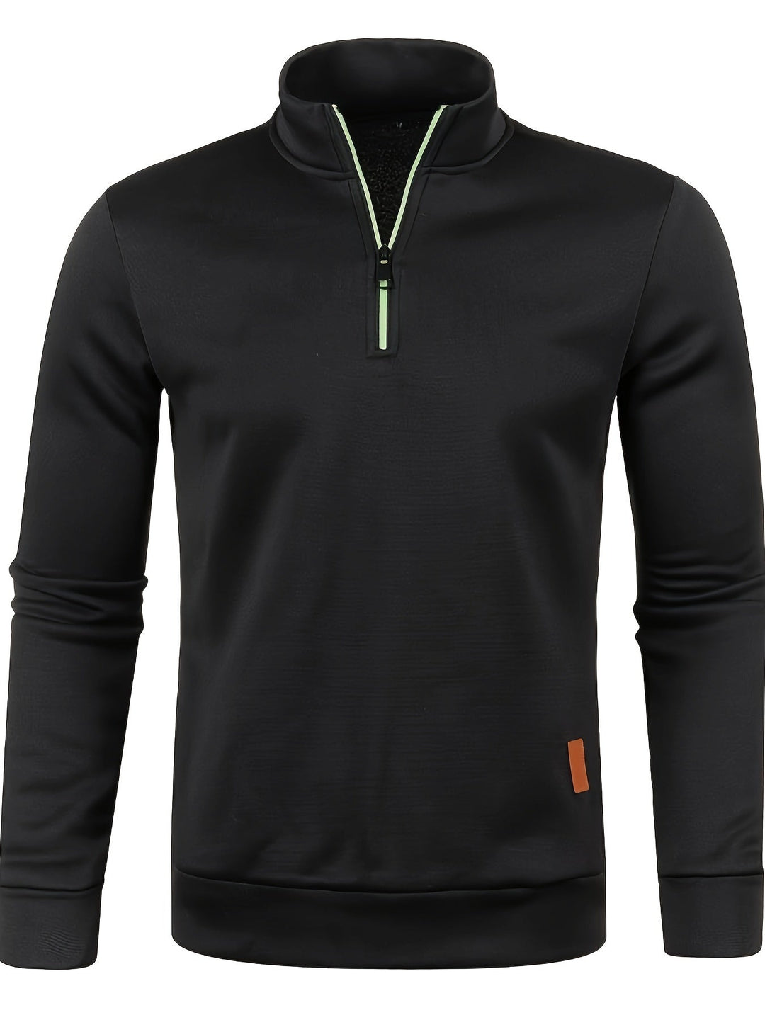 Jonas™ | Men's Heathered Quarter-Zip Pullover with Stand Collar