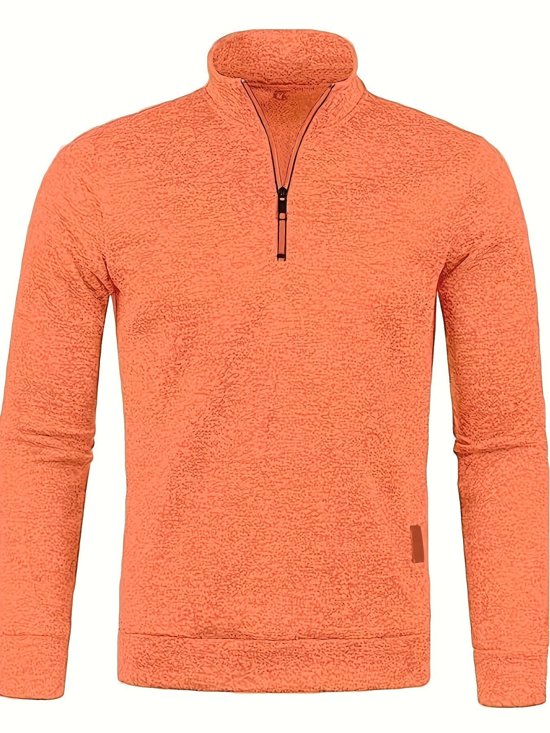 Jonas™ | Men's Heathered Quarter-Zip Pullover with Stand Collar