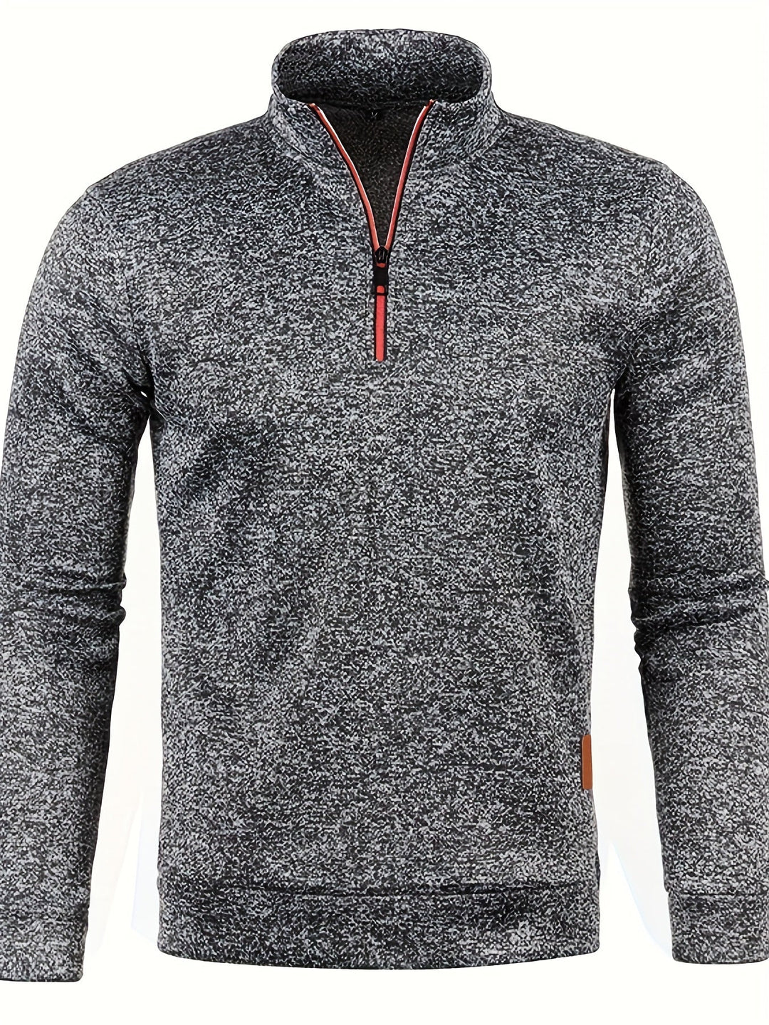 Jonas™ | Men's Heathered Quarter-Zip Pullover with Stand Collar