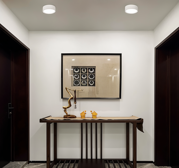 Modern Iron Flush Mount Ceiling Light — view 5