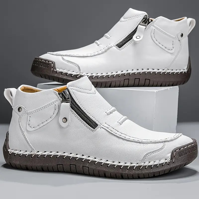 Lyon™ | Handcrafted Zipper Ankle Shoes