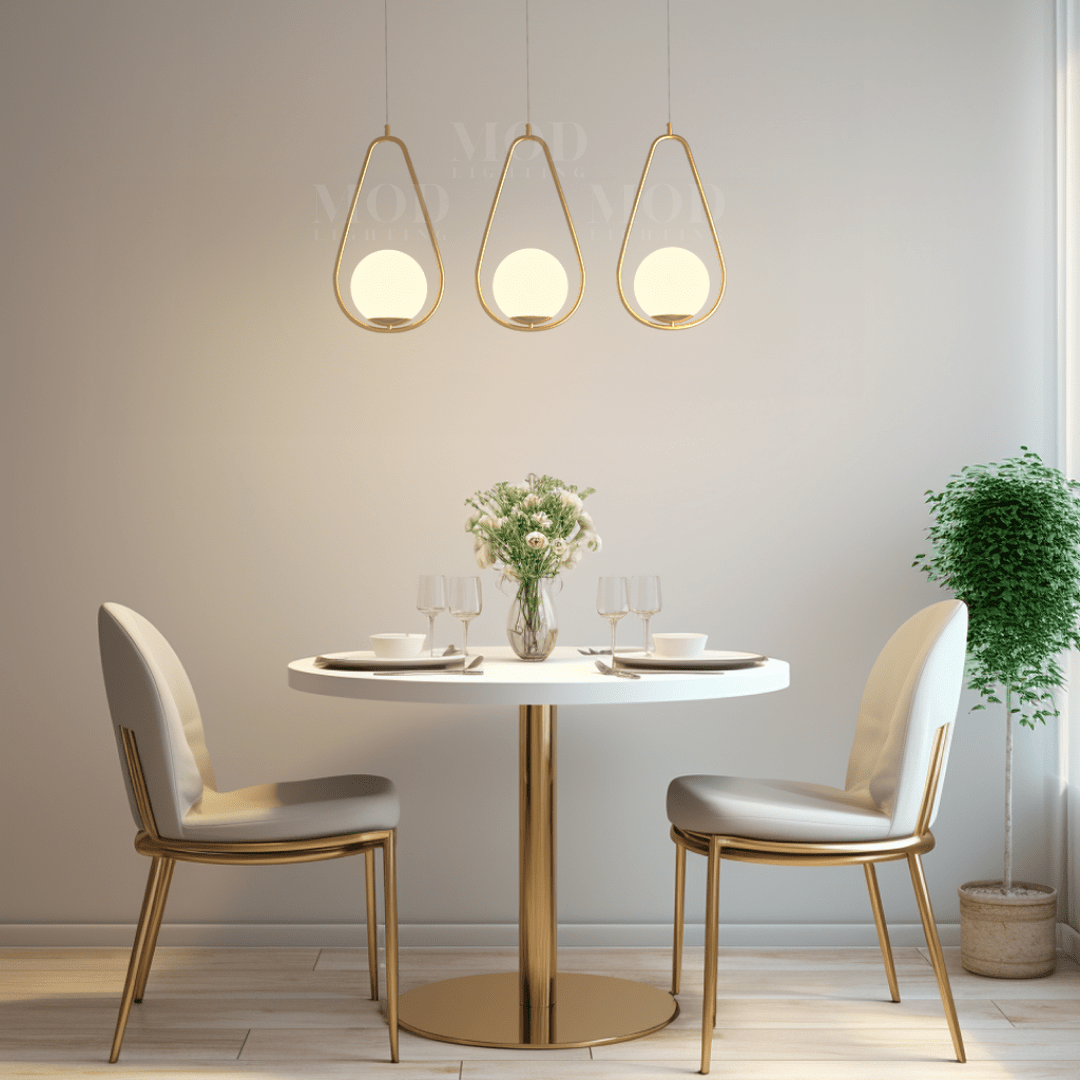 Oval Cage Globe Pendant Light — view 1
