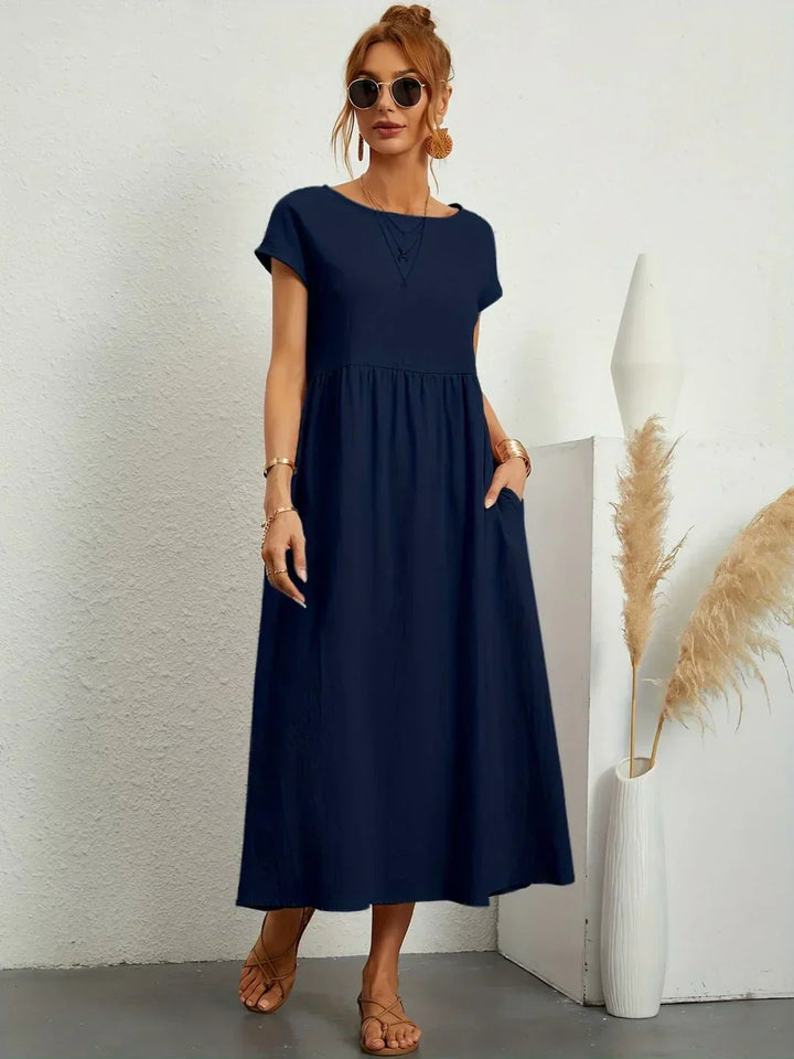 Gabrielle™ | Timeless Elegant Flowing Midi Dress