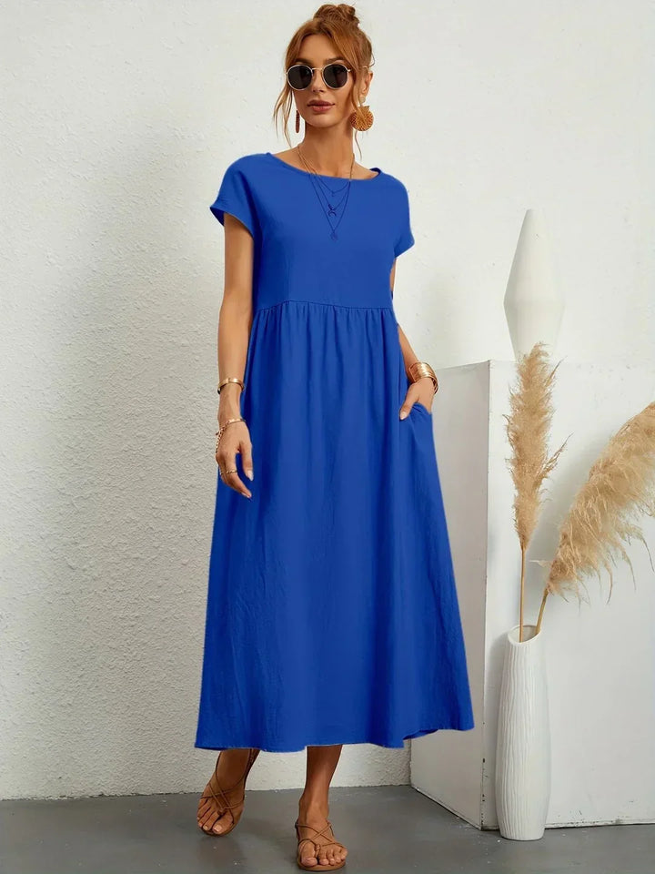 Gabrielle™ | Timeless Elegant Flowing Midi Dress