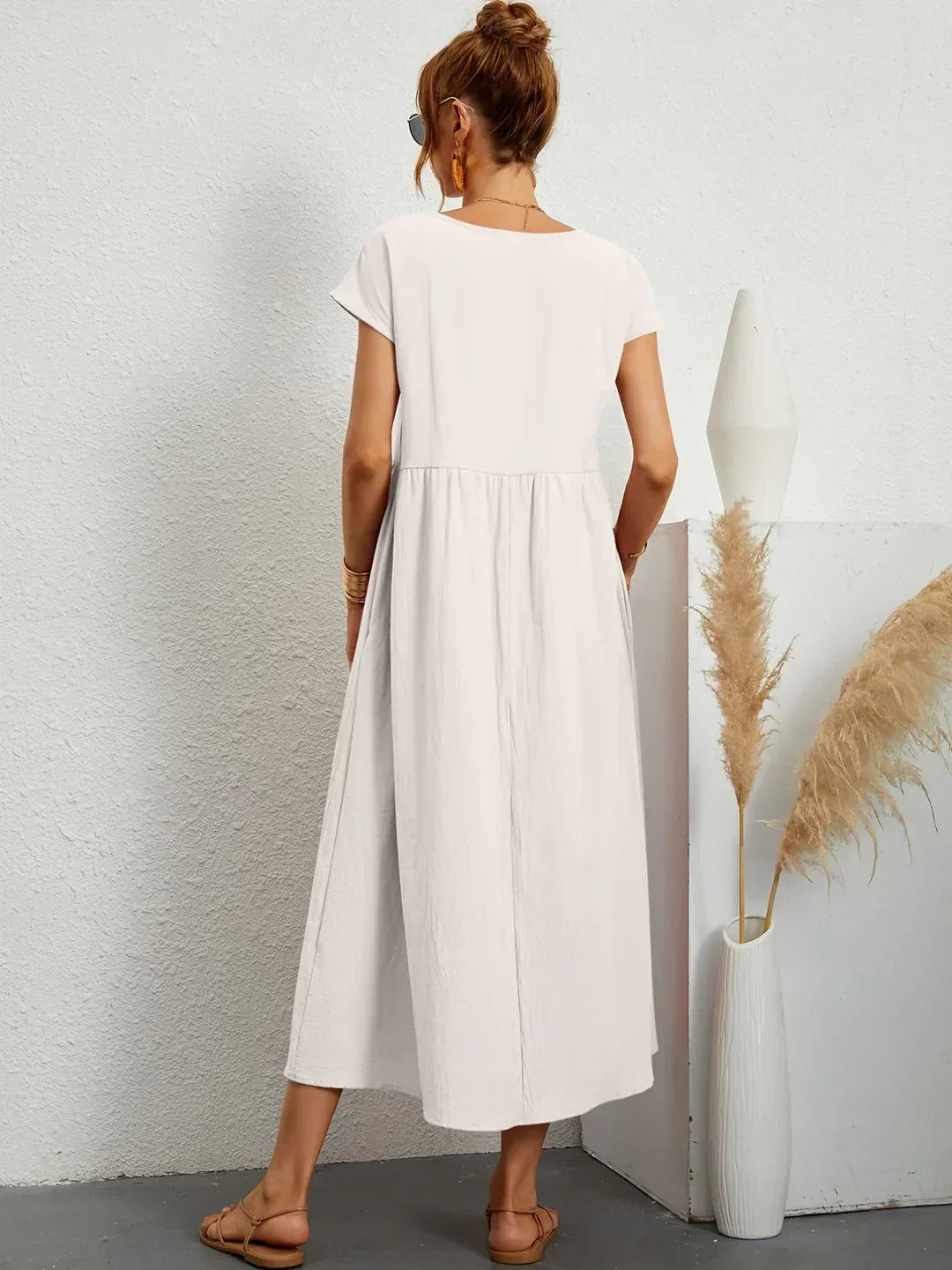 Gabrielle™ | Timeless Elegant Flowing Midi Dress