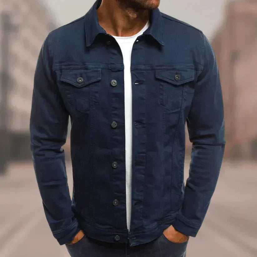 Winston™ | Men's Button-Front Trucker Jacket with Flap Pockets