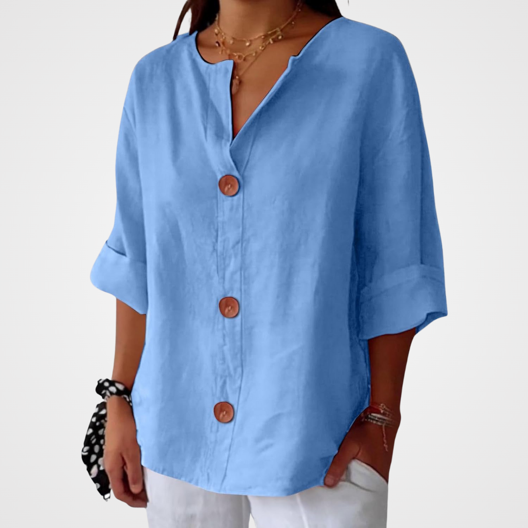 Hazel™ | Loose-Fitting Summer Blouse