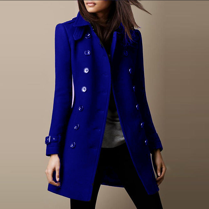 Teodora™ | Women's Double Breasted Tailored Longline Overcoat