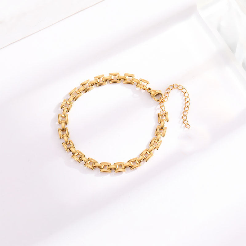 Chain Bracelet Timepiece | Gold