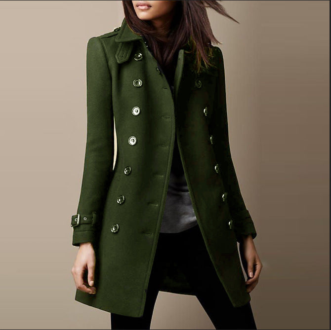 Teodora™ | Women's Double Breasted Tailored Longline Overcoat