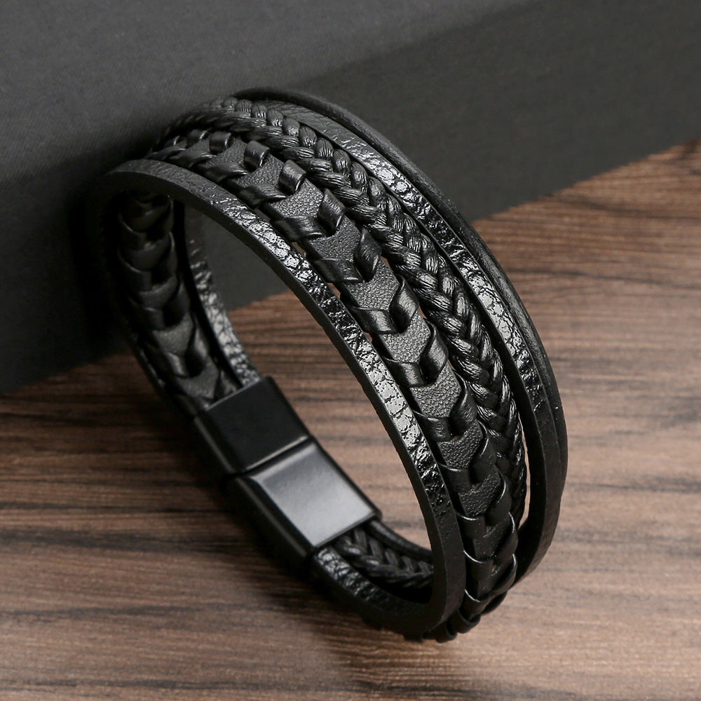 Eden™ | Leather Bracelet – Robust, Stylish & Timeless