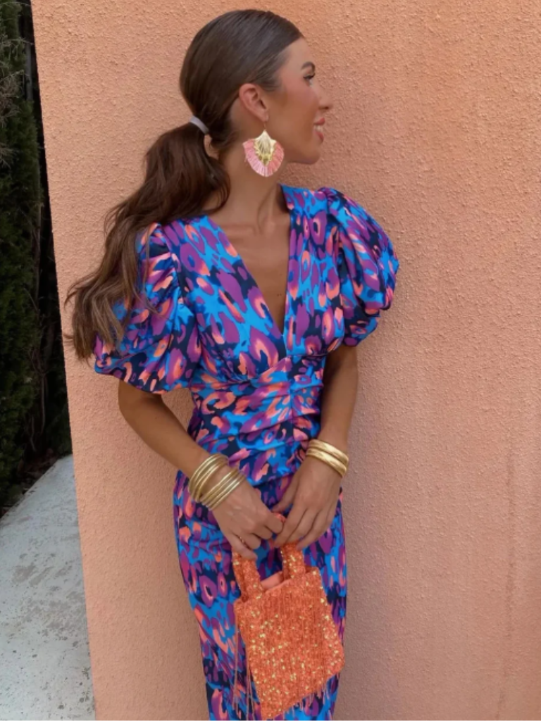 Pleated Midi Dress Live