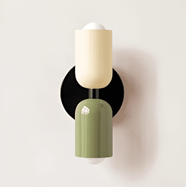 Double-Sided Capsule Wall Light with Round Backplate — view 7