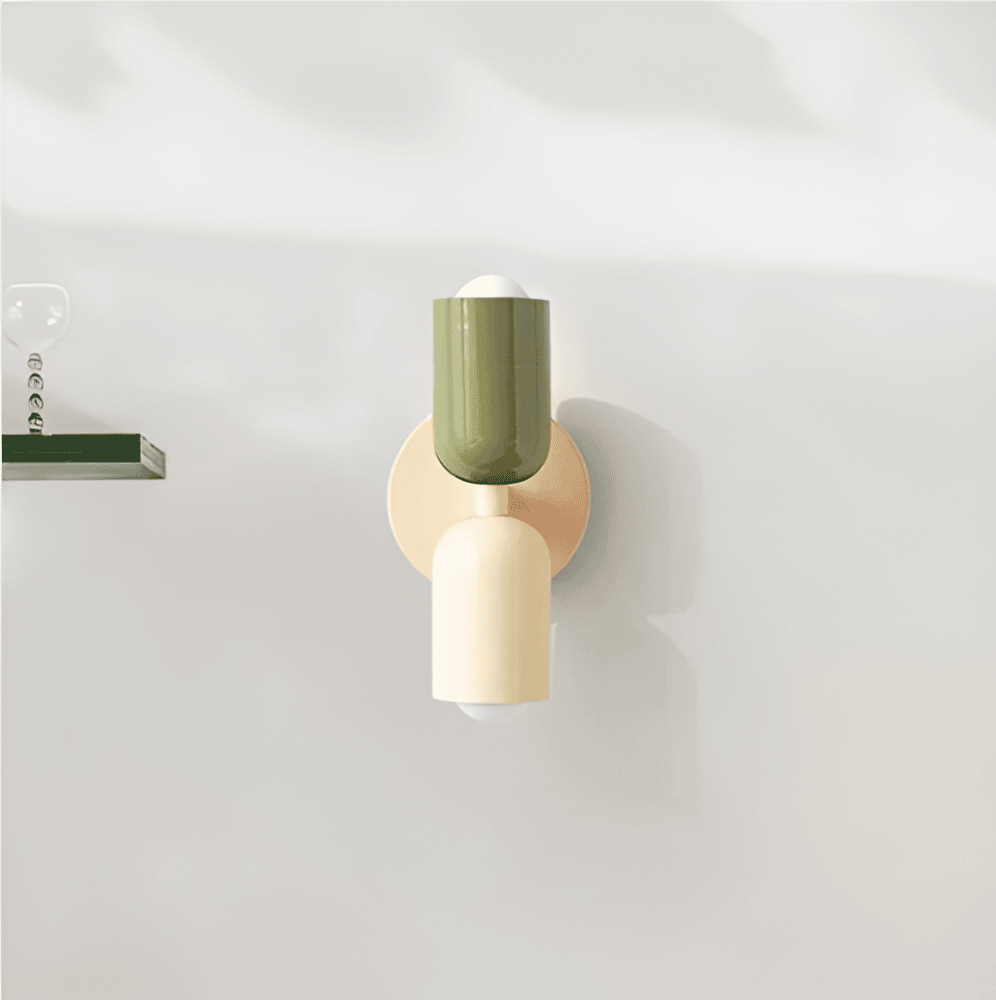 Double-Sided Capsule Wall Light with Round Backplate — view 5