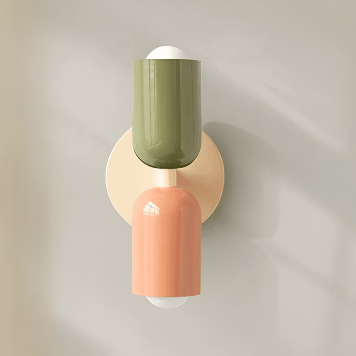 Double-Sided Capsule Wall Light with Round Backplate — view 6