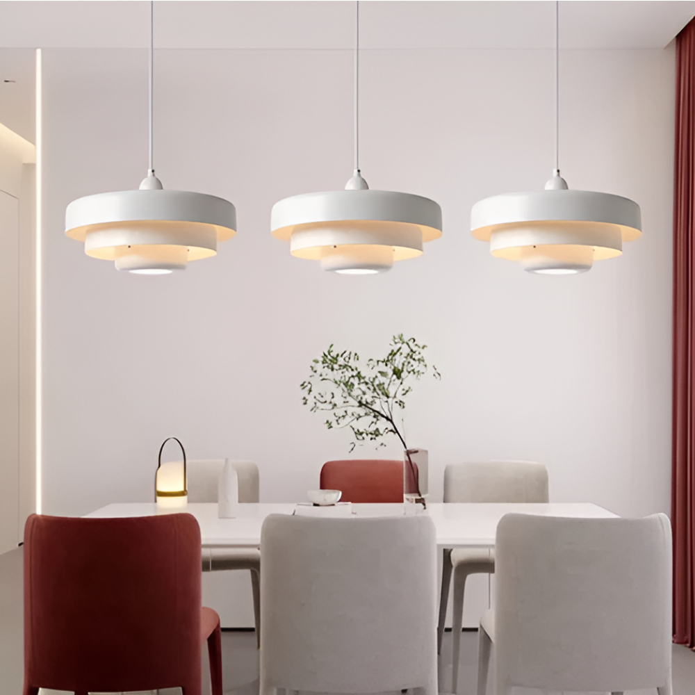 LED Scandinavian Glass Pendant Light with Dimmable Bulb — view 2