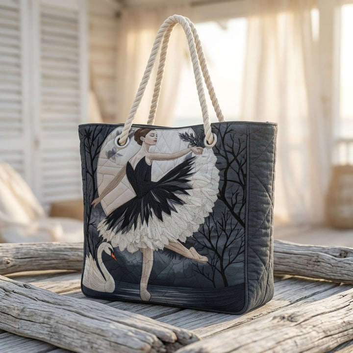 Beach Bag - Elegant Ballerina