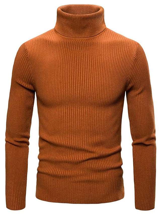 Lars™ | Men's Slim Ribbed Turtleneck Sweater