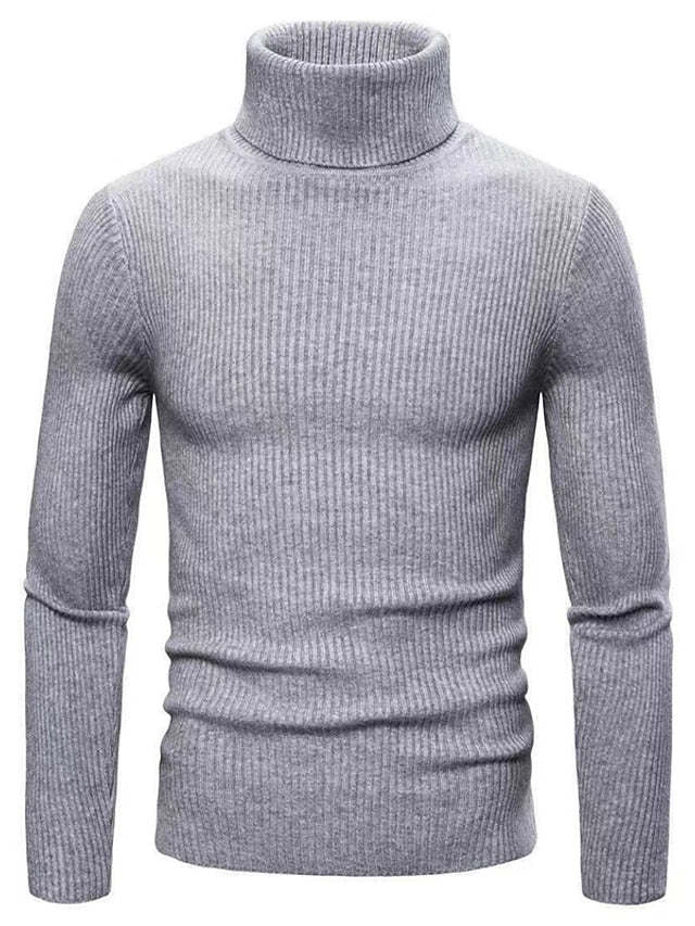 Lars™ | Men's Slim Ribbed Turtleneck Sweater