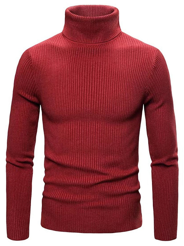 Lars™ | Men's Slim Ribbed Turtleneck Sweater