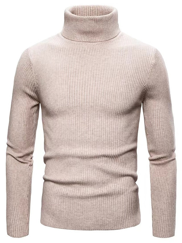 Lars™ | Men's Slim Ribbed Turtleneck Sweater