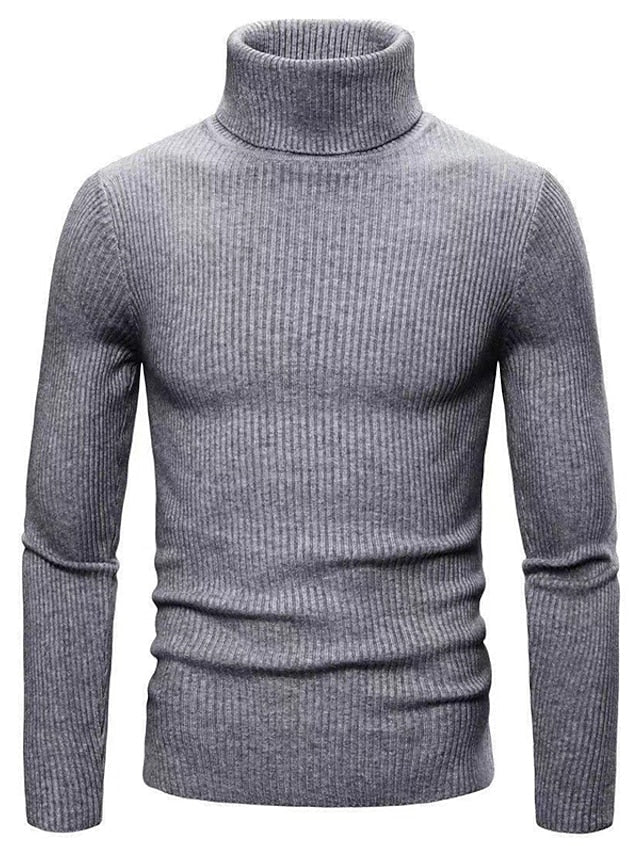 Lars™ | Men's Slim Ribbed Turtleneck Sweater