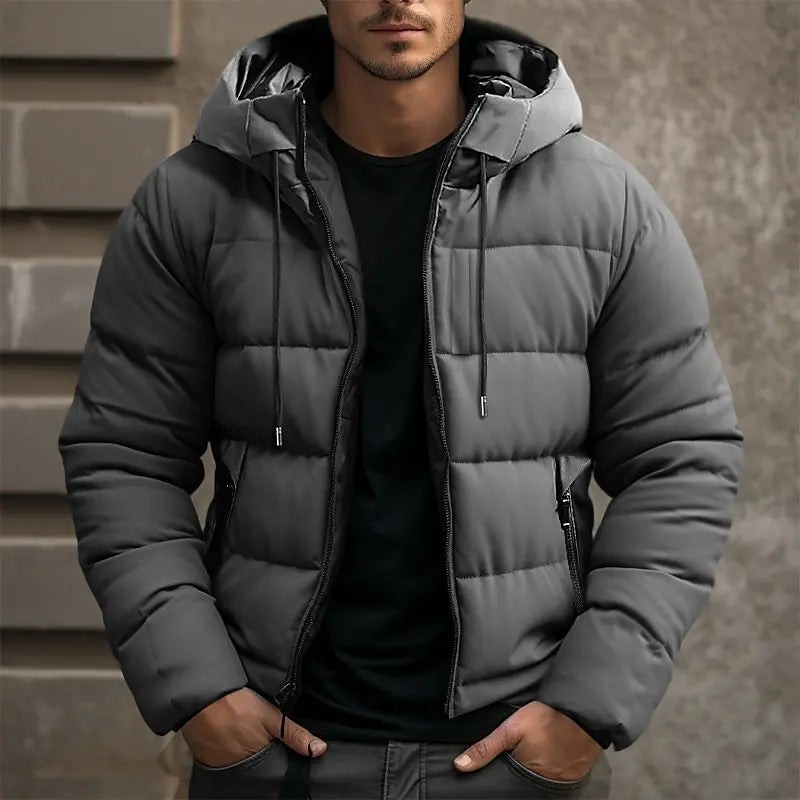 Soren™ | Men's Hooded Quilted Puffer Jacket