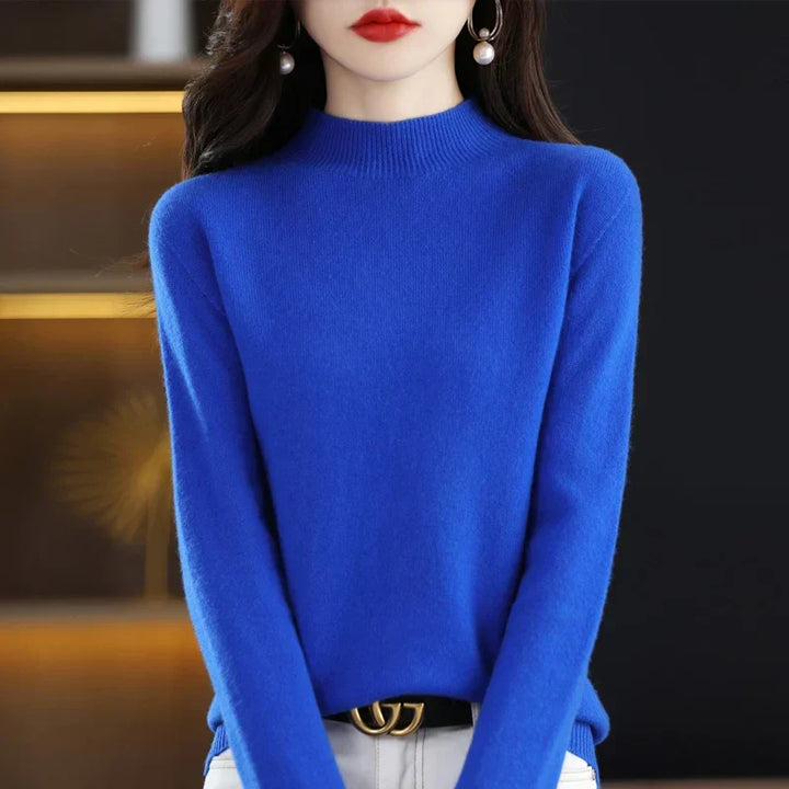 Viola™ | Women's Fine-Knit Mock Neck Sweater