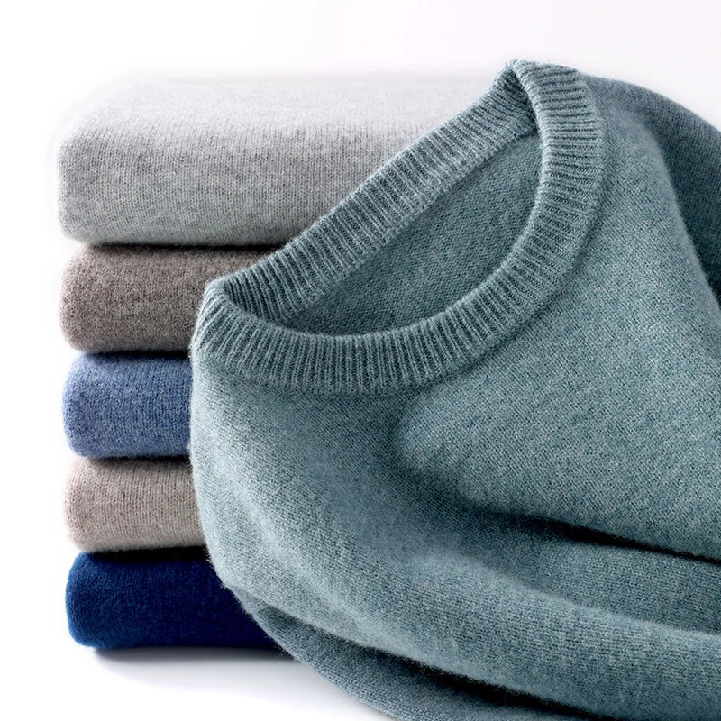 Isaac™ | Men's Fine Knit Crew Neck Sweater