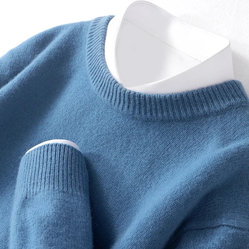 Isaac™ | Men's Fine Knit Crew Neck Sweater