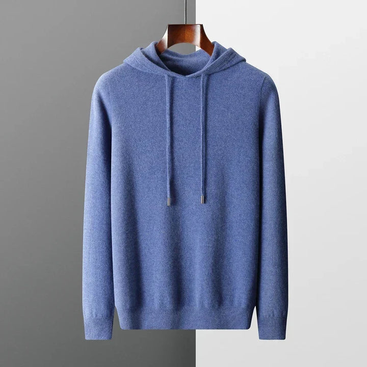 Hayden™ | Men's Fine Knit Pullover Hoodie with Drawstring
