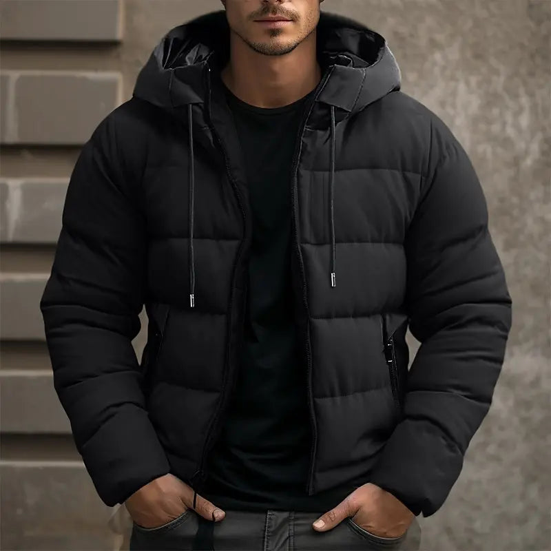 Soren™ | Men's Hooded Quilted Puffer Jacket