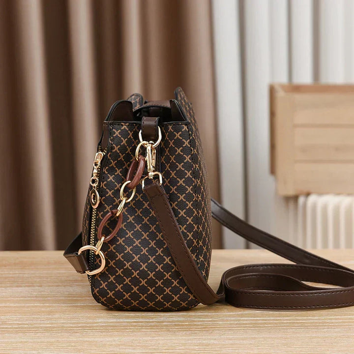 Élise™ | Monogram Print Bucket Bag