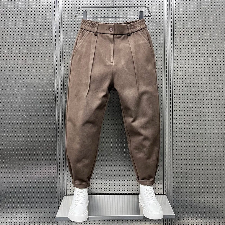 Marcin™ | Elegant Trousers with a Melange Effect