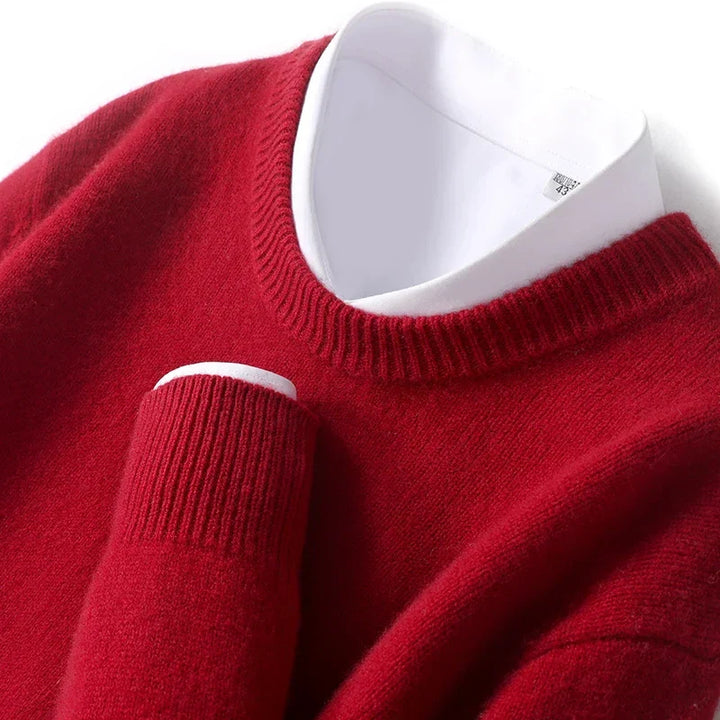 Isaac™ | Men's Fine Knit Crew Neck Sweater