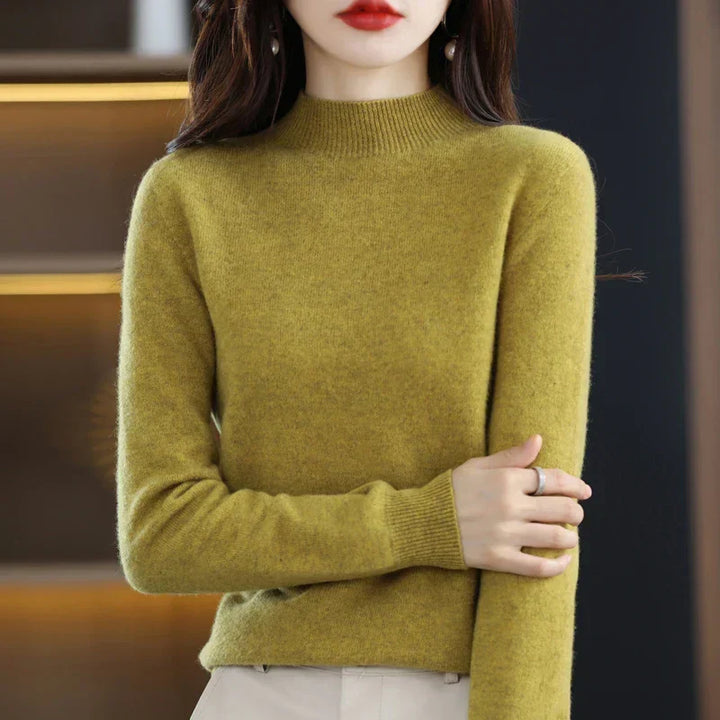 Viola™ | Women's Fine-Knit Mock Neck Sweater