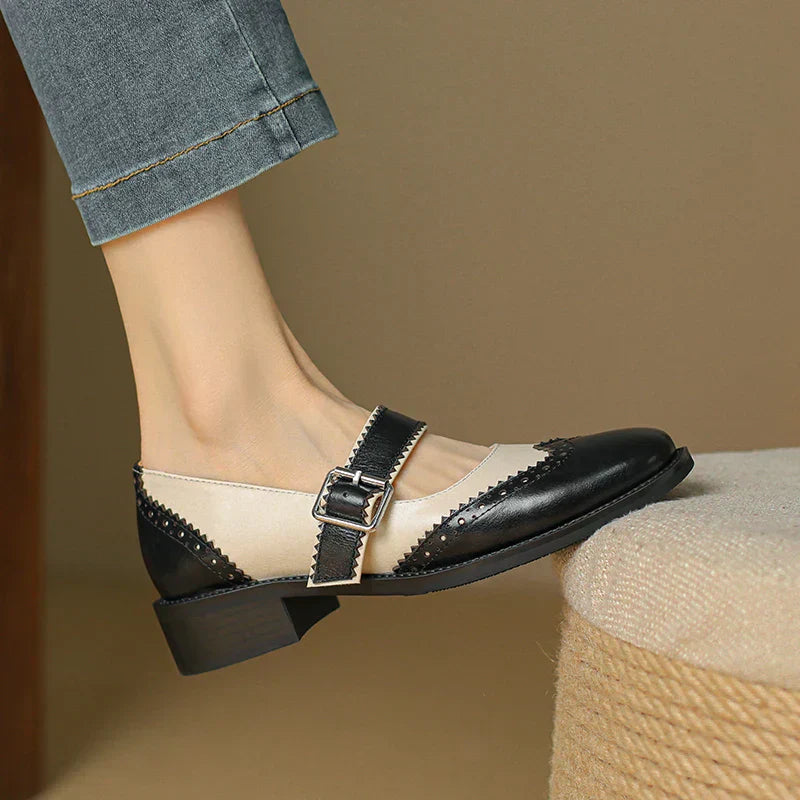 Sarah&Kate™| Miana Leather Mary Janes