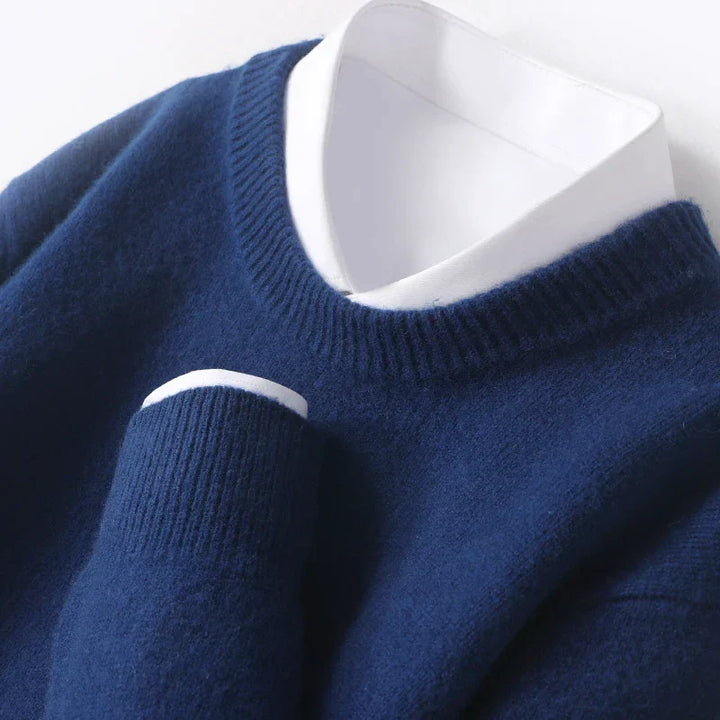 Isaac™ | Men's Fine Knit Crew Neck Sweater
