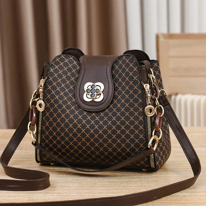 Élise™ | Monogram Print Bucket Bag