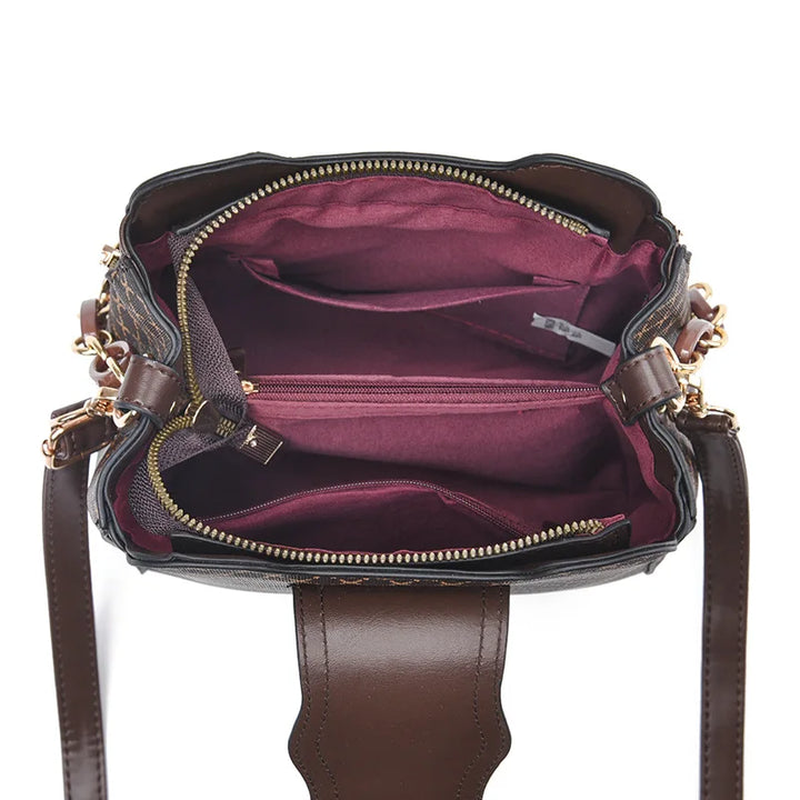 Élise™ | Monogram Print Bucket Bag